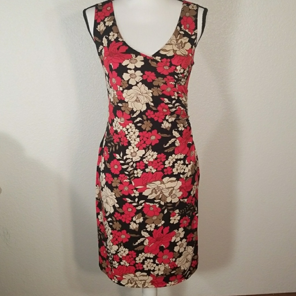 Taboo made in USA floral  print dress
